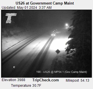 US26 at Government Camp Maint